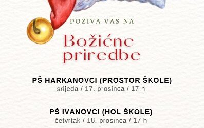 Poziv na svečane božićne priredbe