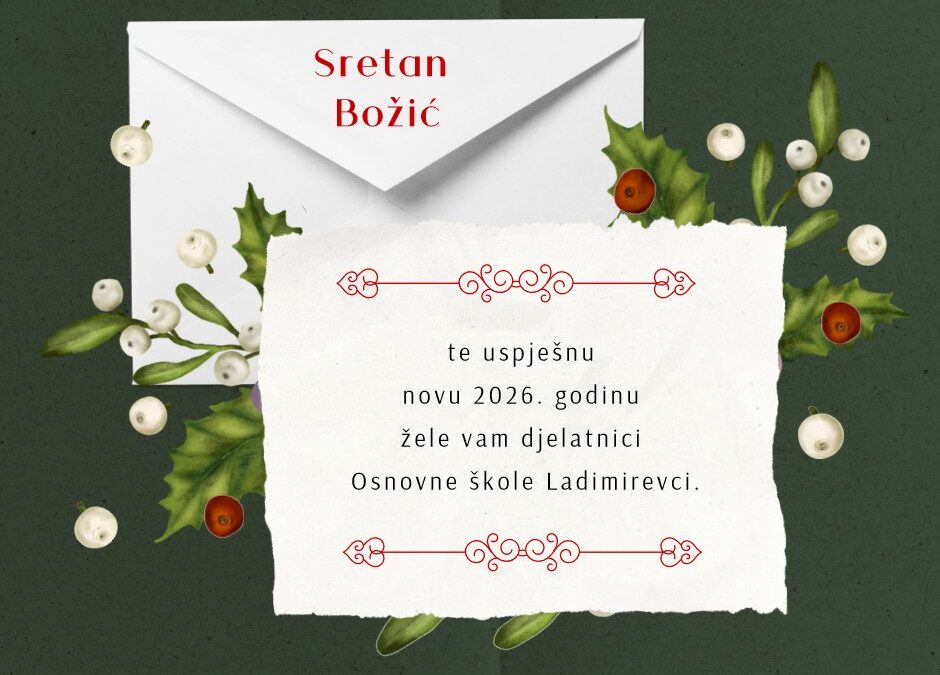 Čestit Božić i sretna 2026. godina