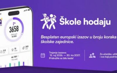 ŠKOLE HODAJU – HODAJMO ZAJEDNO!